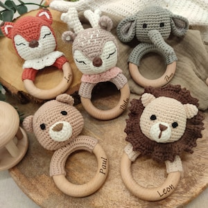 Grasping toy Teether rattle Different motifs image 1