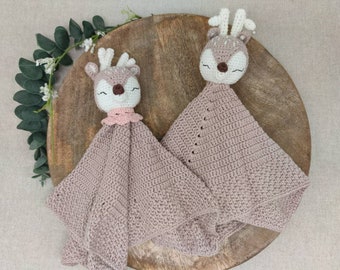 Cuddly cloth "deer crocheted"
