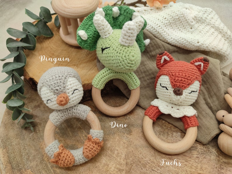 Grasping toy Teether rattle Different motifs image 6