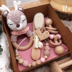 Gift box "Deer pink" COLOR CHOICE