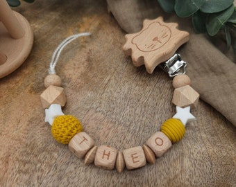 Pacifier chain with name "Star" | Many verses Colors