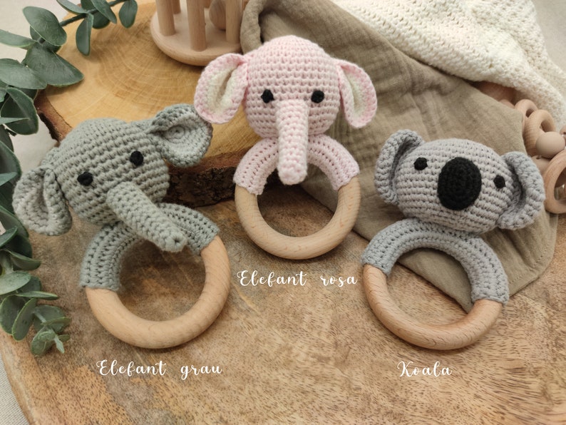 Grasping toy Teether rattle Different motifs image 5