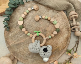 Kinderwagenketting "Koala gehaakt"