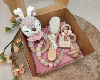 Gift box "Deer pink" COLOR CHOICE