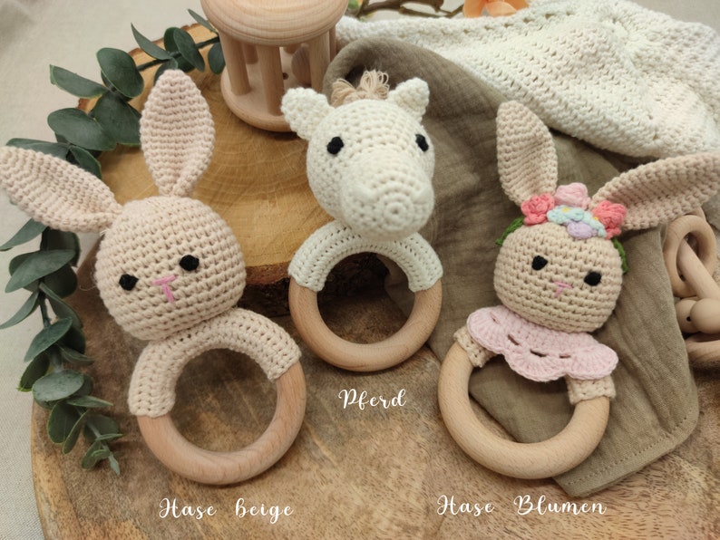 Grasping toy Teether rattle Different motifs image 8