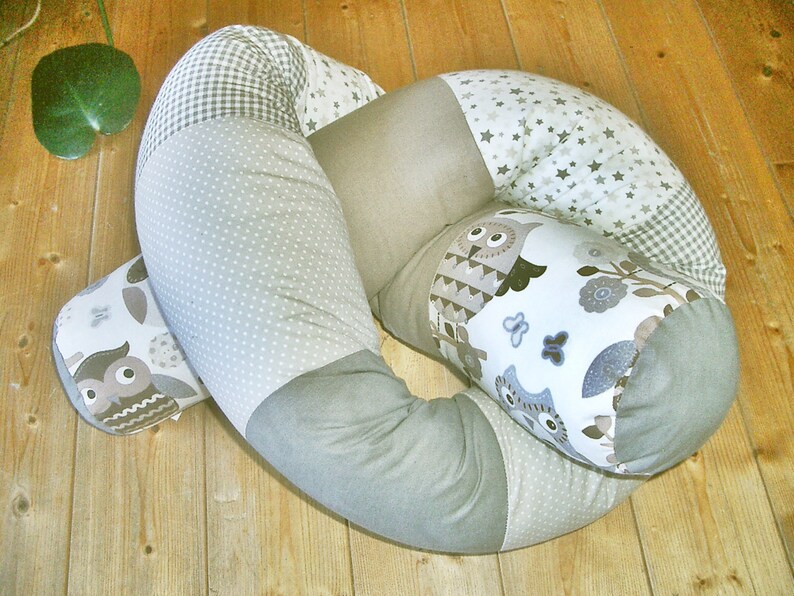 XXL Bettrolle Bettschlange EULE Nestchen 2m/40cm Etsy