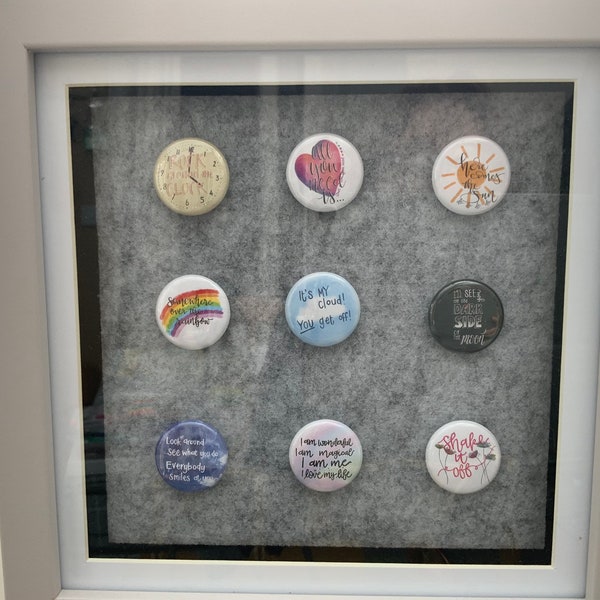 Lyrics button badges (1")