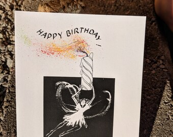Blank Inspirational Card- Happy Birthday