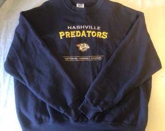 nashville predators crewneck sweatshirt