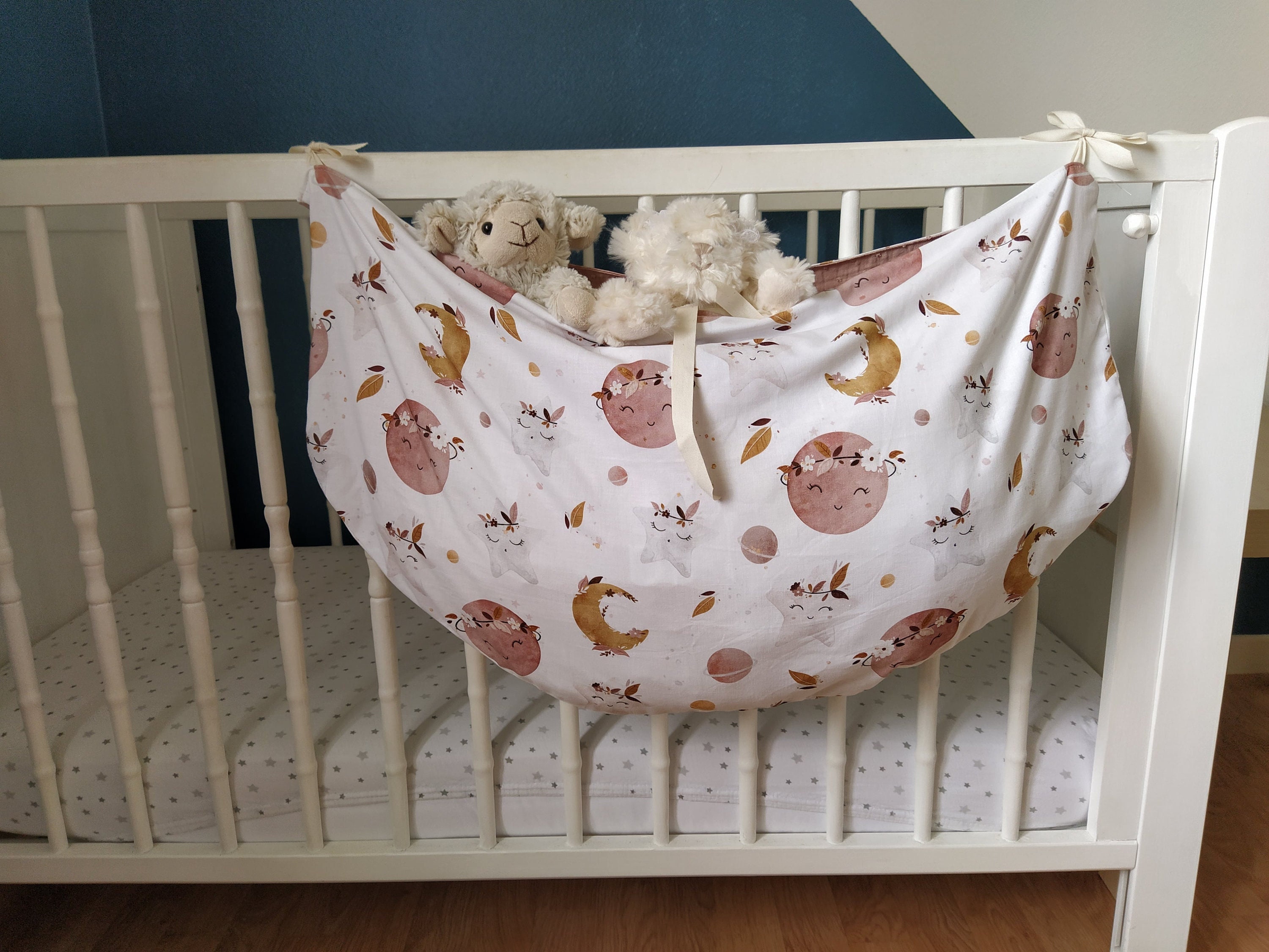 Hamac à Doudous/Sac Jouets - Lune