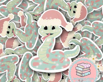 Snake stickers, cute, decal, reptile stickers, ball python, garden snake stickers, funny stickers, snake lover, exotic pets