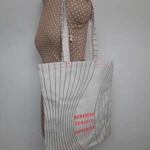 Cotton bag fabric bag made of recycled fabric refined with screen printing Zwei