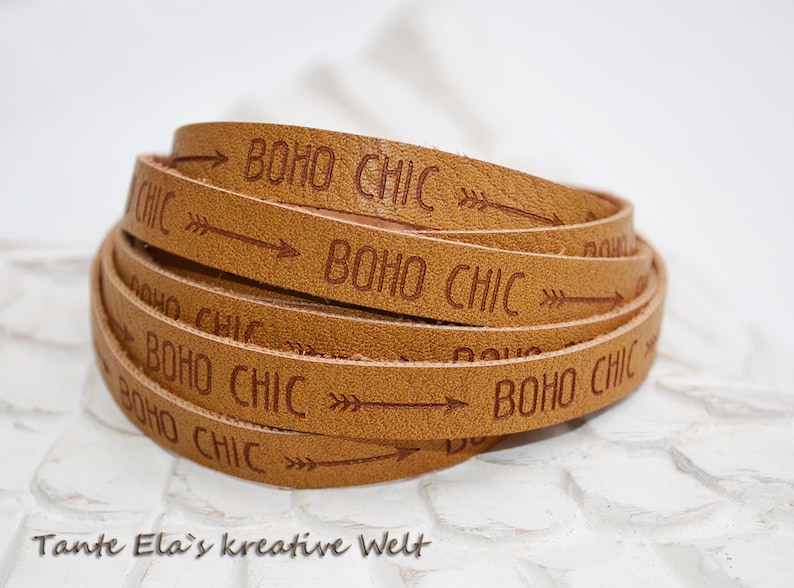 Lederband BOHO CHIC 10mm Bild 1