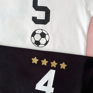 Geburtstag Fußball Shirt Fußball 1 10 Jahre Fußball Trikot Geburtstag Namen & Zahl Geburtstagsshirt Jungen Bild 9