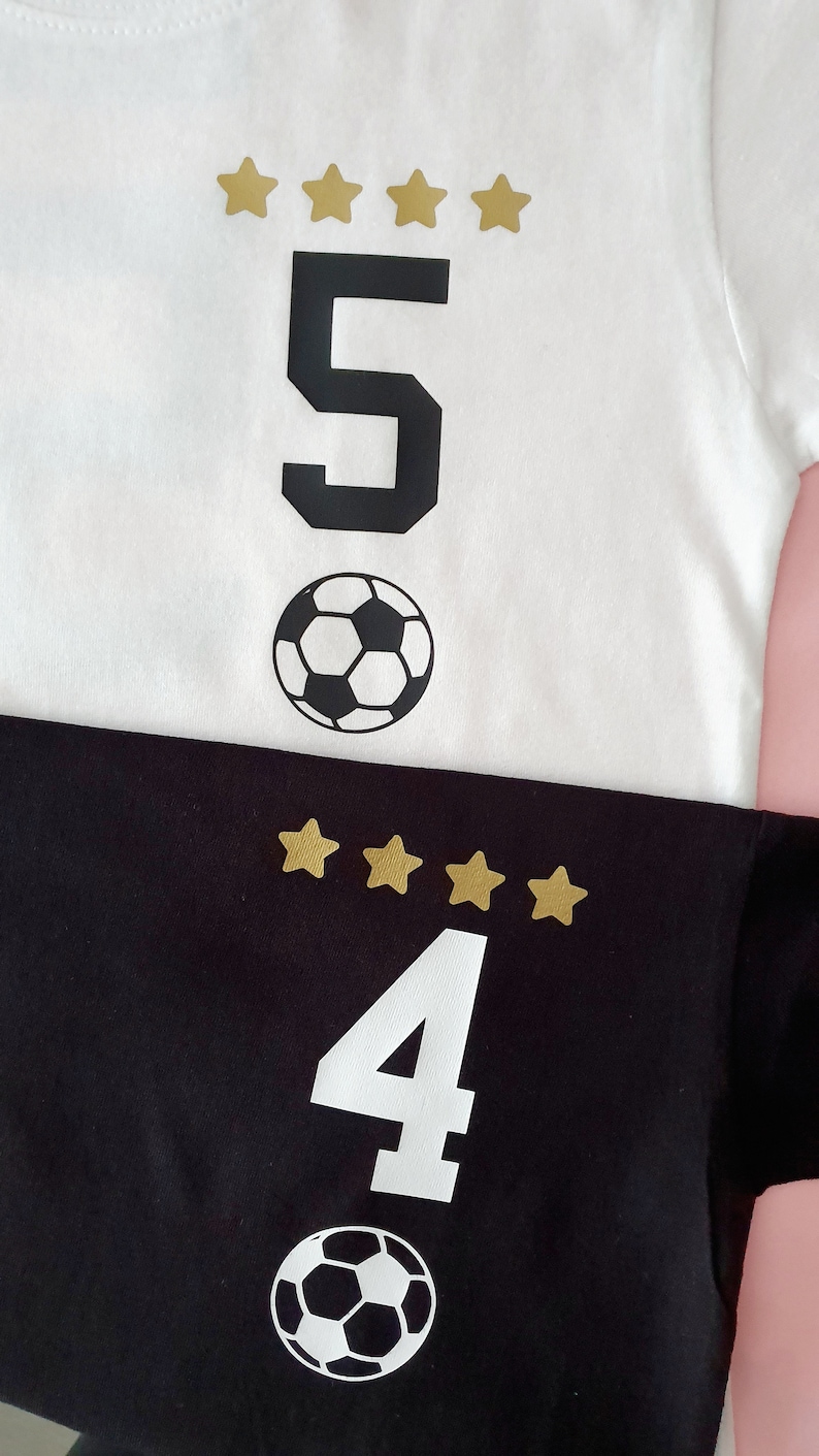 Geburtstag Fußball Shirt Fußball 1 10 Jahre Fußball Trikot Geburtstag Namen & Zahl Geburtstagsshirt Jungen Bild 9