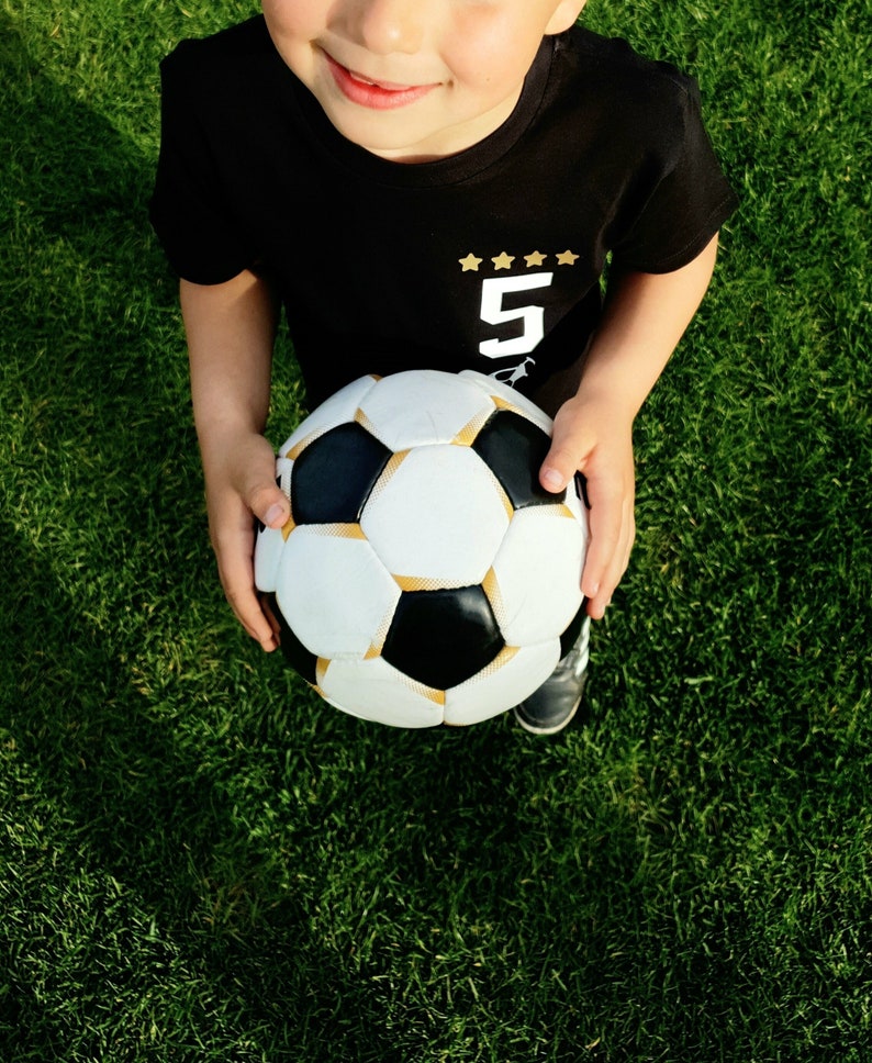 Geburtstagsshirt Fußball Kindershirt 5 Jahre | nähfein