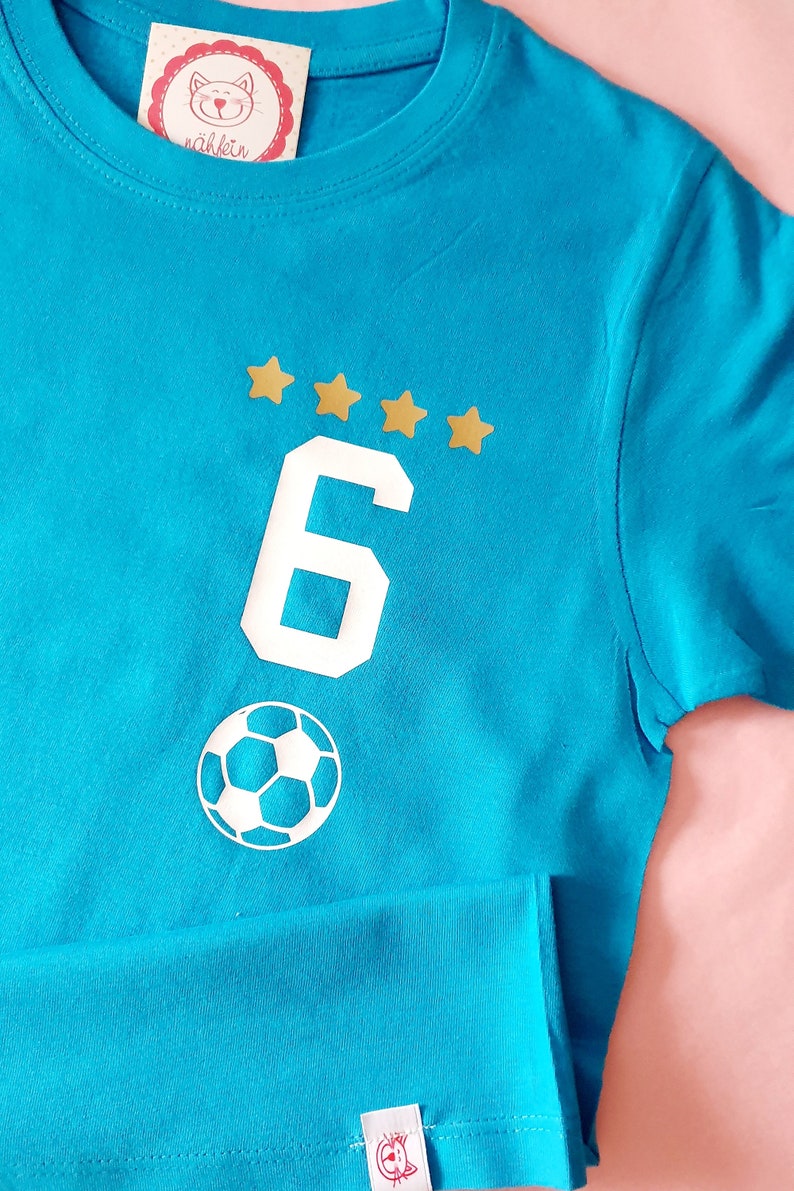 Geburtstag Fußball Shirt Fußball 1 10 Jahre Fußball Trikot Geburtstag Namen & Zahl Geburtstagsshirt Jungen Bild 8