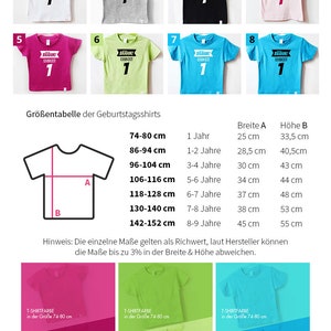 Geburtstagsshirt Kind | young wild one Junge | Kindergeburtstag T-Shirt | Übersicht Größen