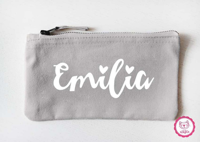 Federtasche Federmappe Stiftemappe Apfel mit Name