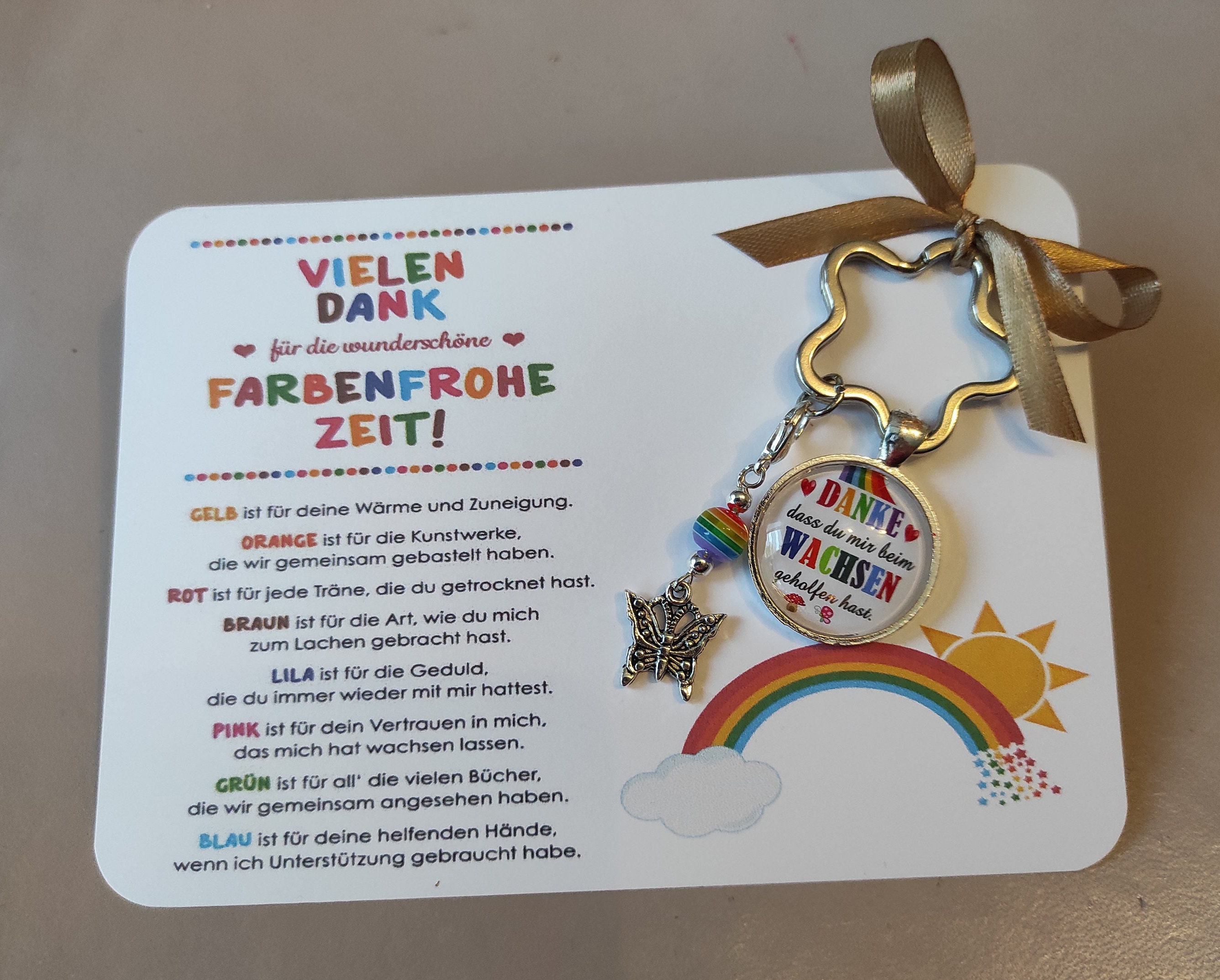 danke für die kunterbunte zeit
