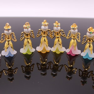 10 Oder 20 Gemischte Engel Charms Anhänger Metall Herz Perle