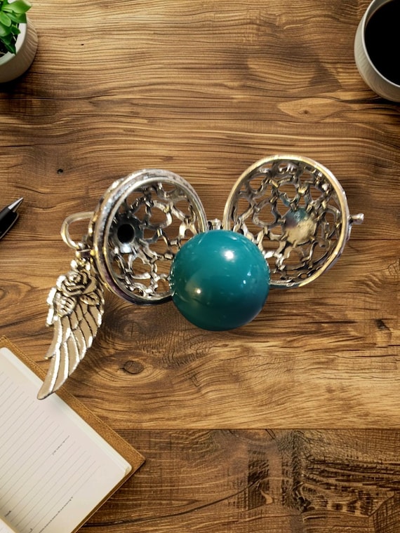 Angel Caller With Angel Wings, Heart-shaped Bell, Chime Ball