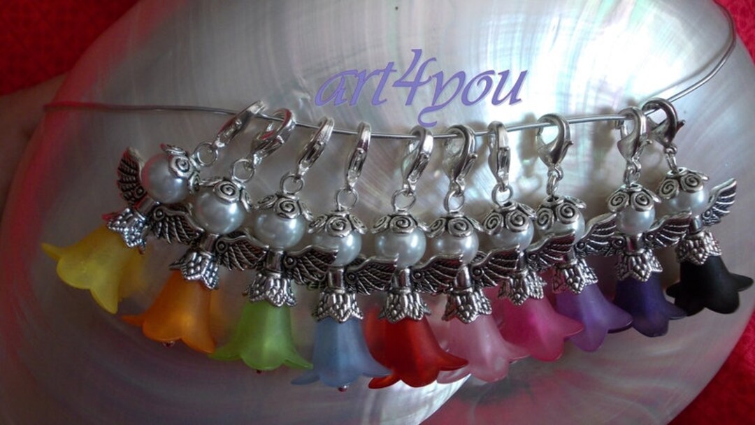 10 Guardian Angel Flower Elf Antique Silver Lucky Angels as a Guest Gift for Weddings, Baptisms