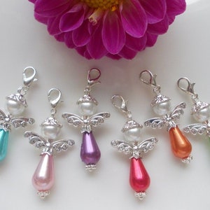 20 + 1 Angel Teardrops Rhinestone Wings DIY Craft Sets Guest Gift Wedding Communion Baptism