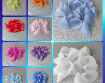 Perles de fleurs en acrylique, fleurs de calla givrées, 21 mm x 19 mm, perles de lys colorées, fabrication de bijoux, sélection de couleurs, 20 pièces