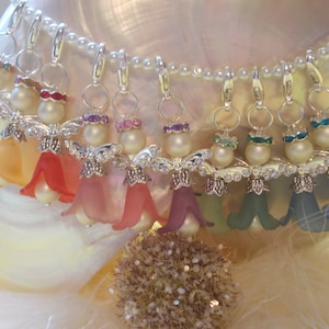 10 + 1 XXL-Strass Engel Charms Bastel Kit für Blüten Engel Glücksbringer Hochzeit Mitgebsel Kommunion Taufe Geburtstag Kinder Freunde