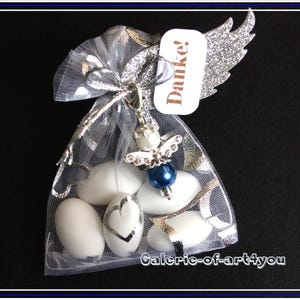 Kommunion Gastgeschenke, Taufe Gastgeschenke für Gäste, Hochzeit Gastgeschenke, Bomboniere Battesimo, Glücksbringer