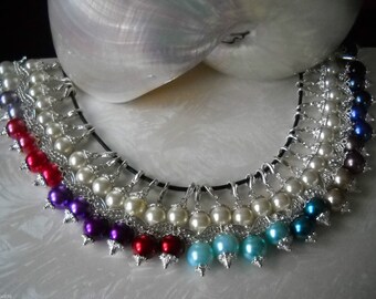 5 XXL ángel colgante llavero perla ángel encanto ángel guardián regalo