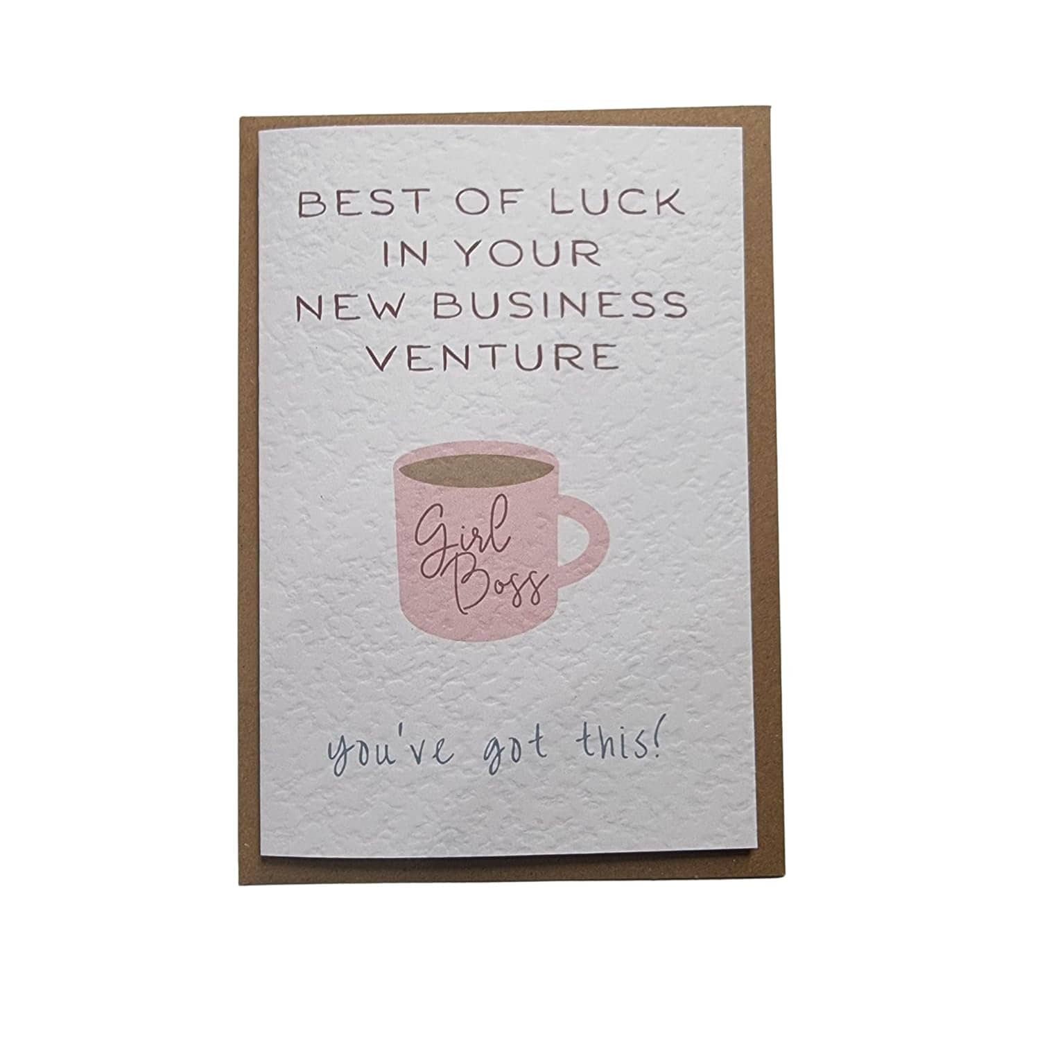 Best Of Luck N Your New Busness Venture Card - Good Luck