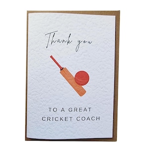 Vielen Dank an einen großartigen Cricket-Trainer! Vielen Dank, dass Sie ein großartiger Cricket-Trainer sind! Danke, dass du mir das Cricket beigebracht hast. Innen leer