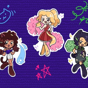 Kitty calamity girl stickers!