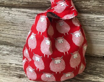 Wool Wash Bar with Lanolin, Japanese Knot Bag Bundle, Vintage Knits, Knitting Bag
