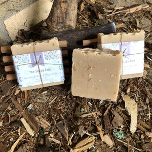 Sheep Milk, Honey, Oatmeal Handmade Soap