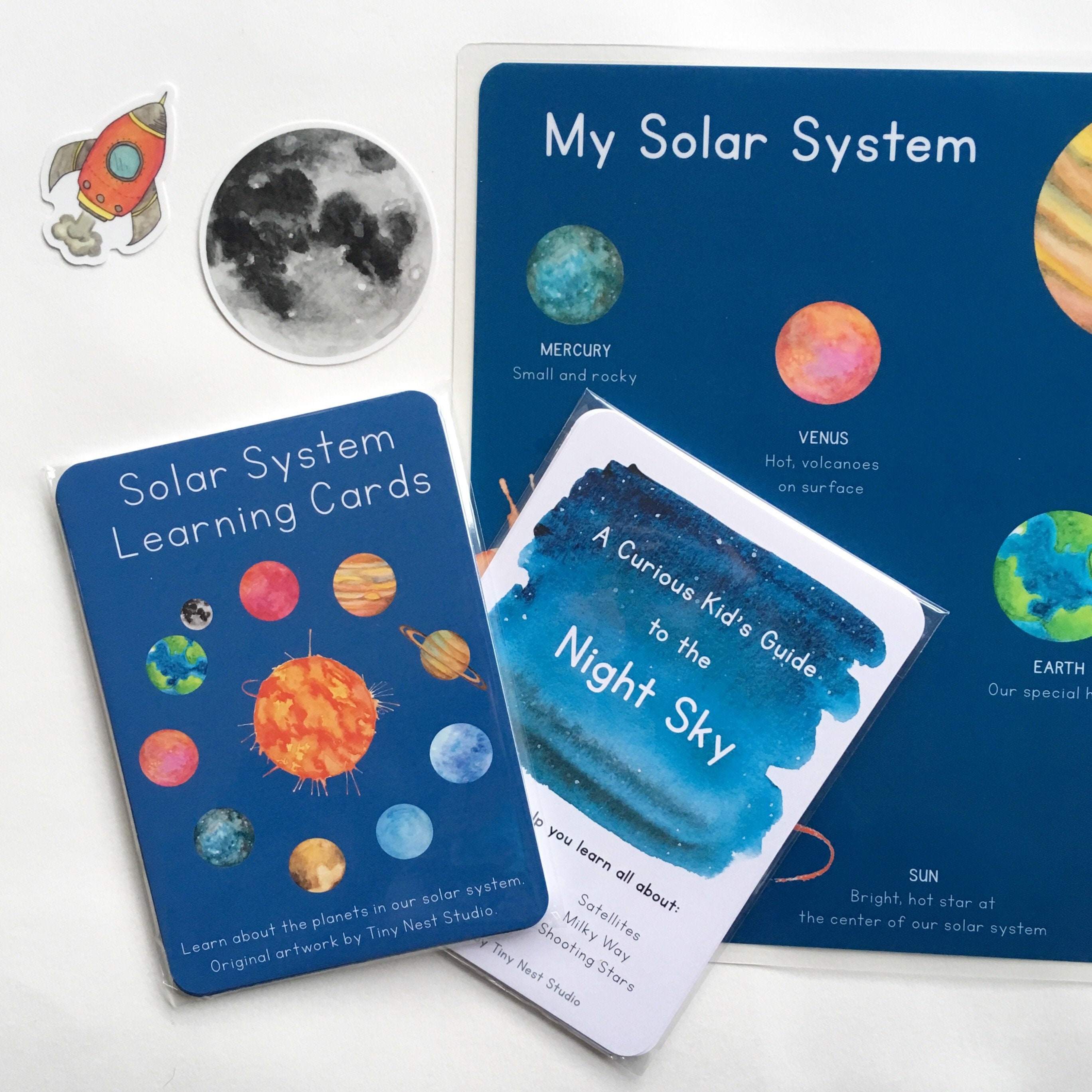 Solar System Learning Gift Pack for Kids Astronomy Gift Pack Etsy