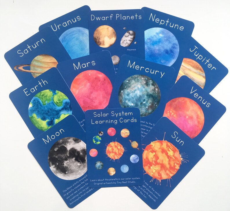Solar System Learning Gift Pack for Kids Astronomy gift pack Etsy