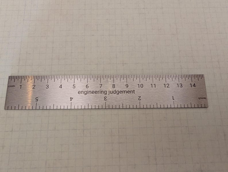 Factional Inch Ruler Ruler, Fractional-metric Cmth 1/8cm and Decimal-inch Tench 0.1inch ...