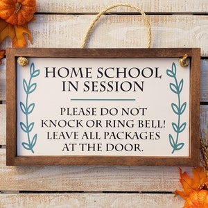 Home office door hanger, Do not knock or ring bell, Do not disturb sign, Testing in progress sign,Gift for a teacher sign, Quiet please sign