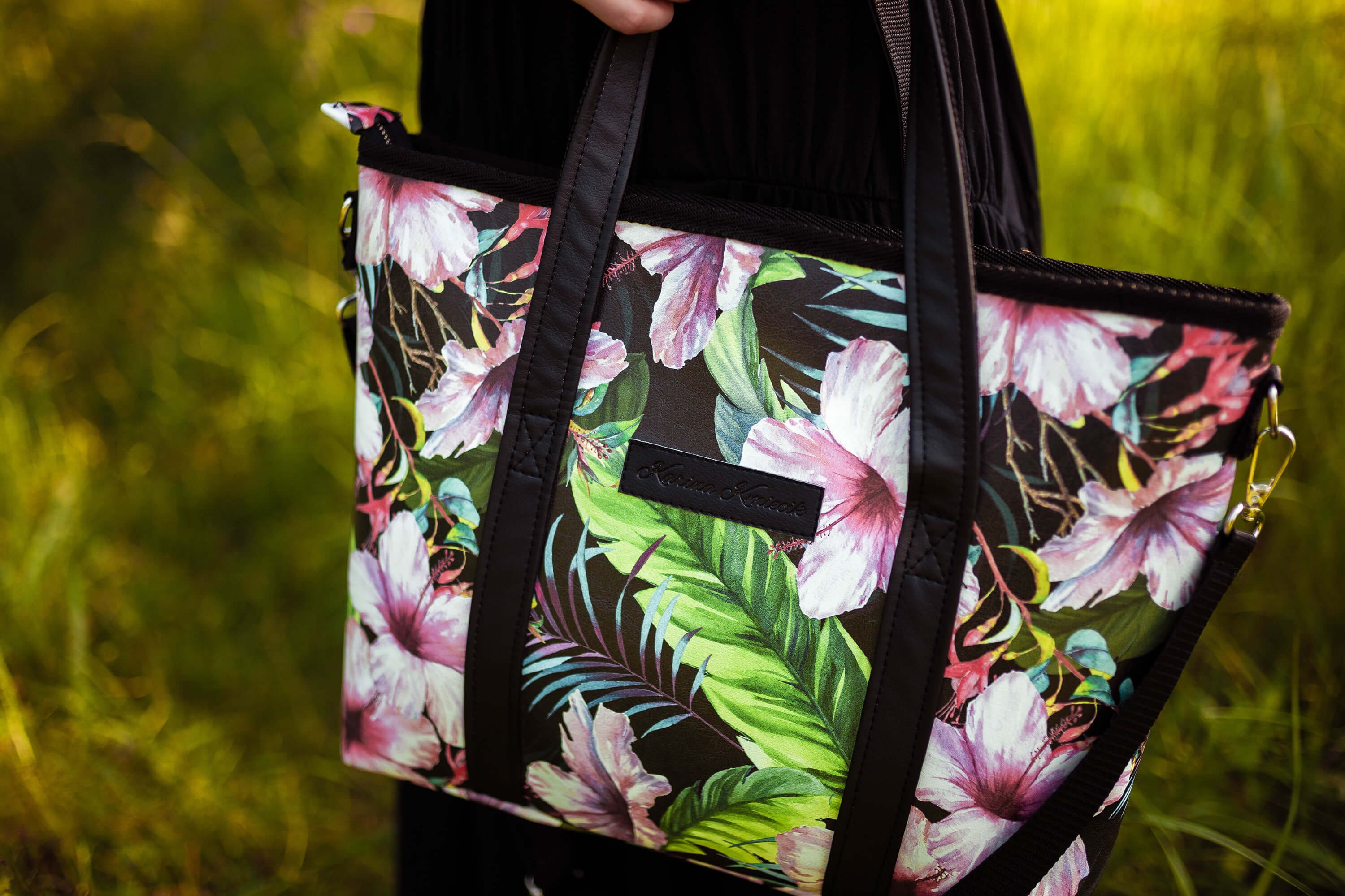 flower laptop bag
