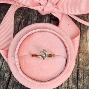 Diamond Engagement Ring| Dainty Bridal Set| Rose Gold Engagement Ring