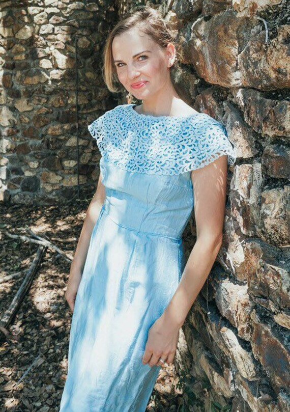 raw silk cocktail dress