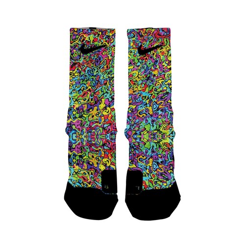 GRAFFITI Custom Nike Elite Socks All 