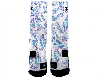 Calcetines personalizados Emma's Hennas HoopSwagg, todos los tamaños de zapatos, regalo divertido perfecto, regalo lindo,