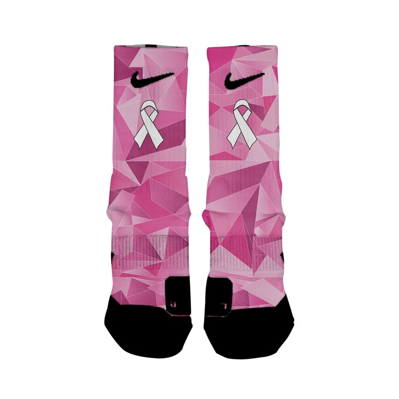 BREAST CANCER PRISM Custom Nike Elite Socks All Shoe Sizes Etsy