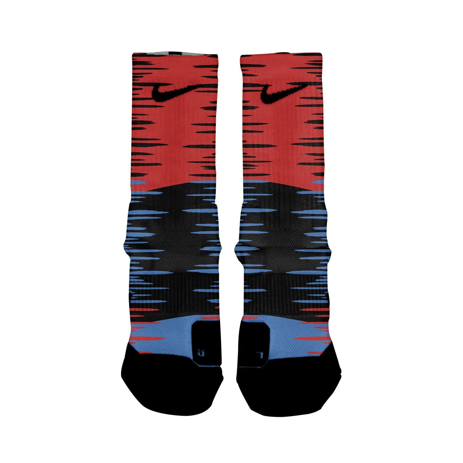 SPIKES Custom Nike Elite Socks All Shoe Sizes Perfect Funny | Etsy