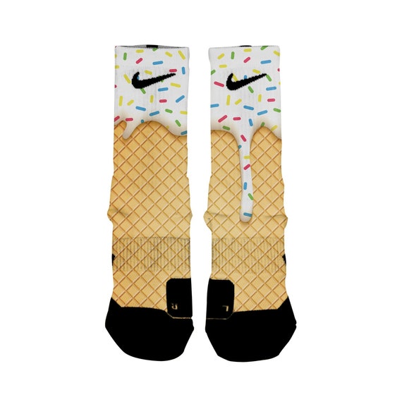 ICE CREAM Custom Nike Elite Socks All 