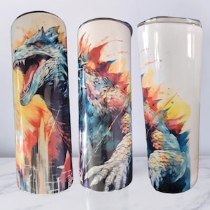 Godzilla 20oz tumbler